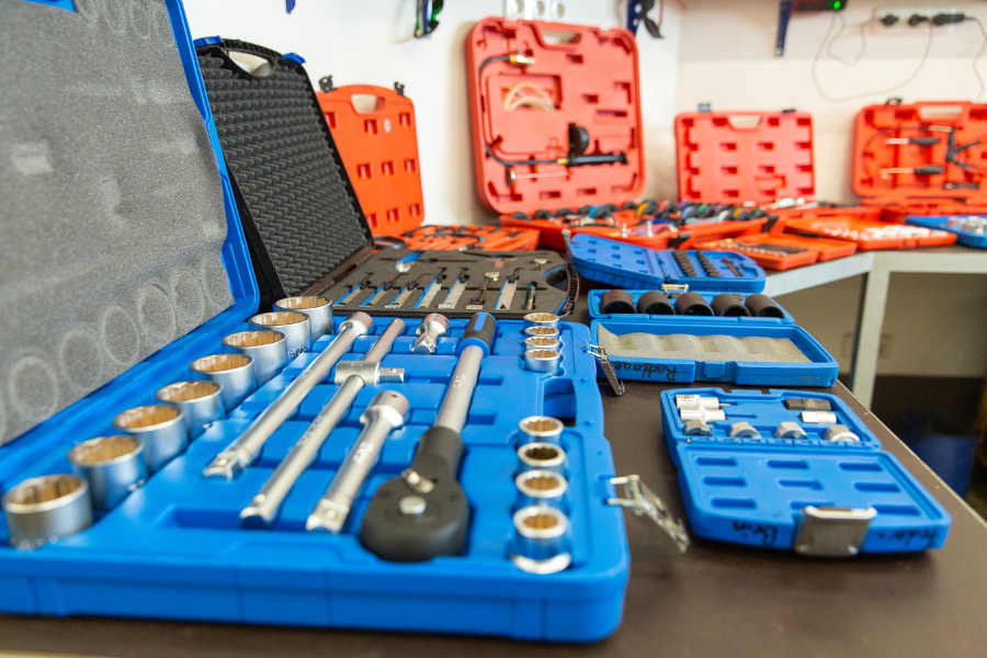Verschiedene Werkzeuge für diverse Reparaturen